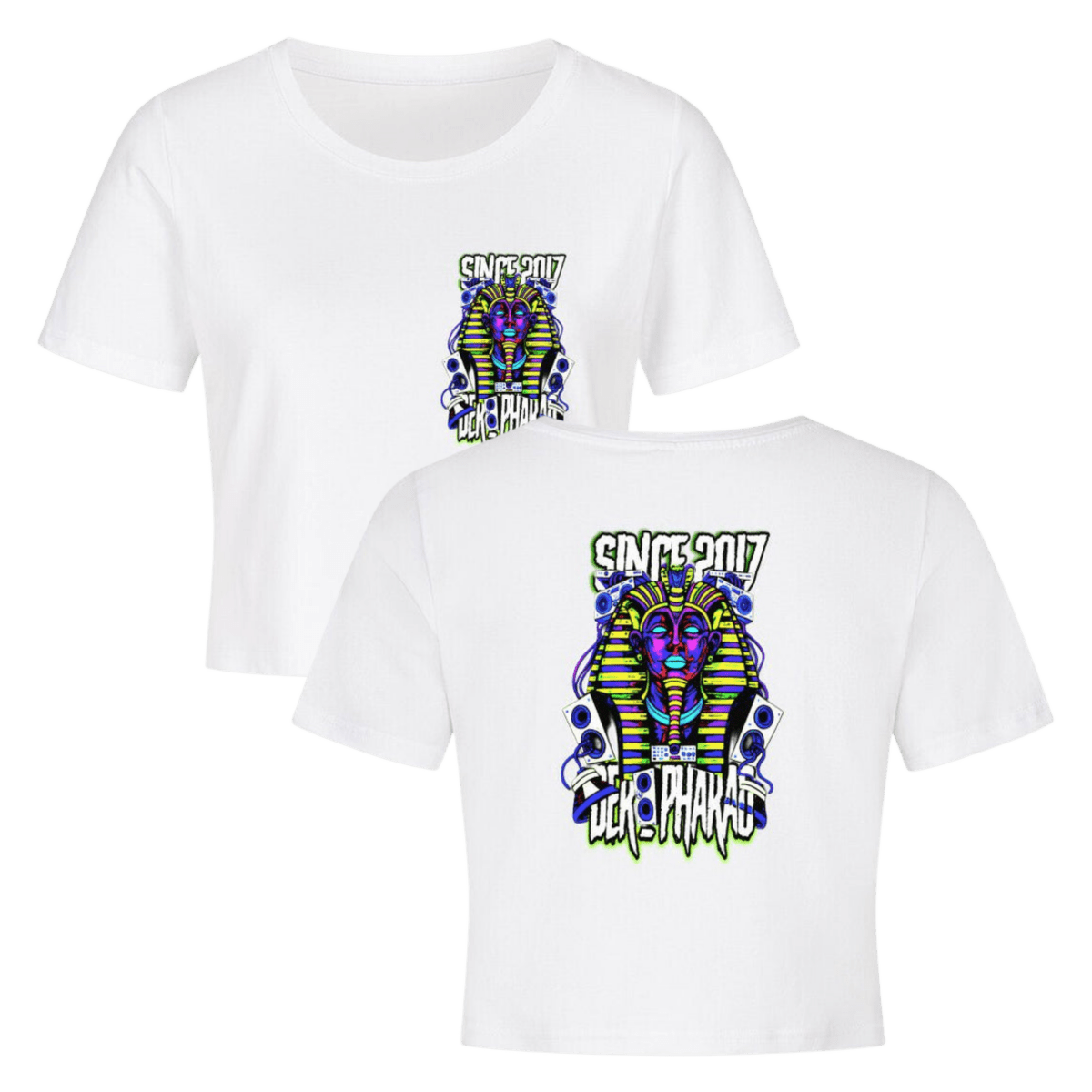 Ladies Cropped Tee - TrippyConsciousnessProduction
