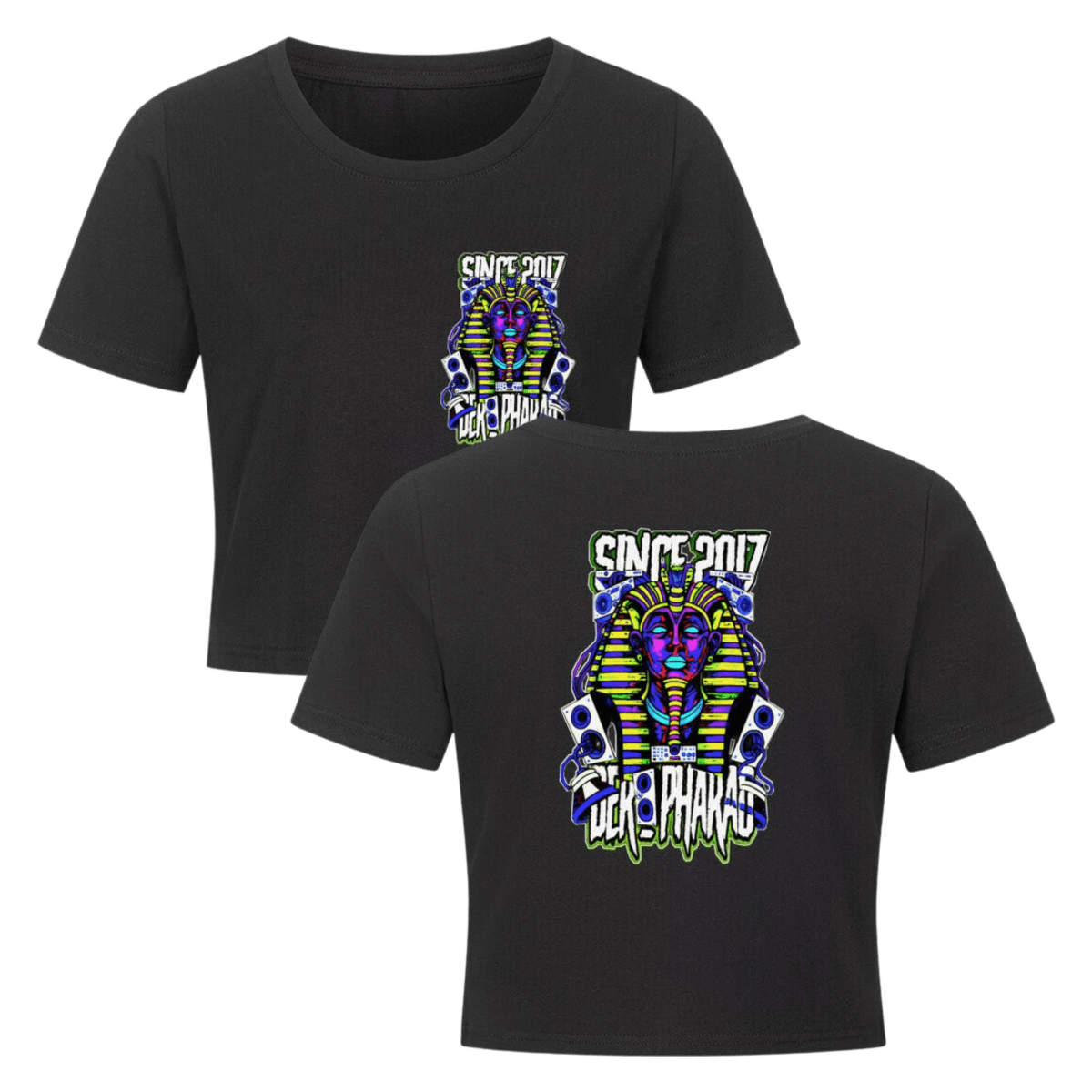 Ladies Cropped Tee - TrippyConsciousnessProduction