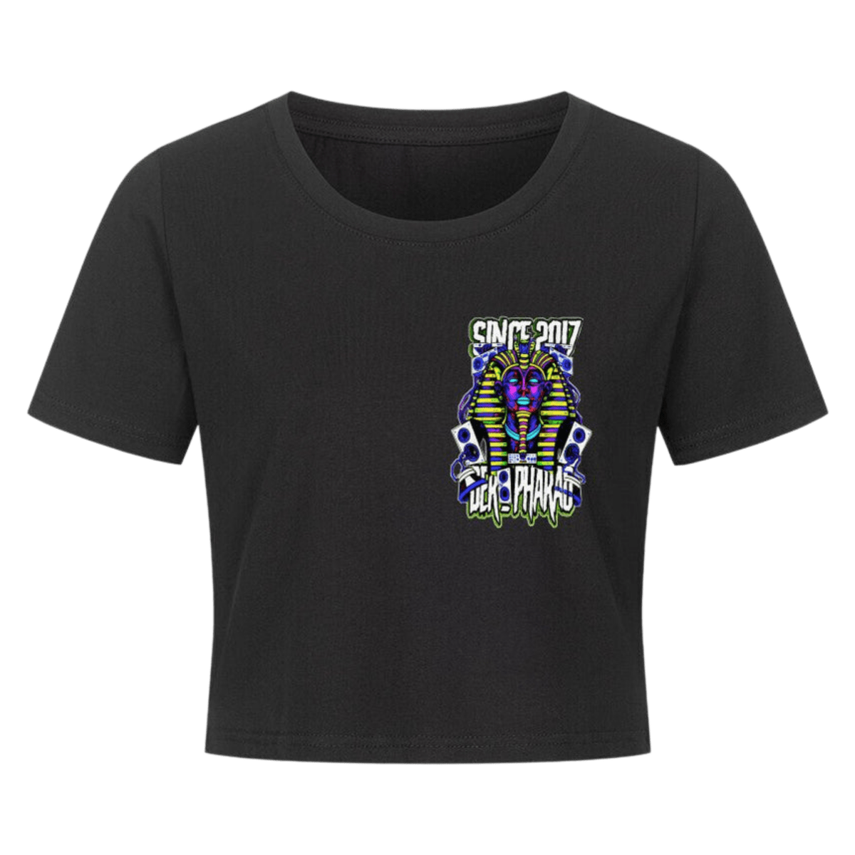 Ladies Cropped Tee - TrippyConsciousnessProduction