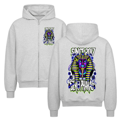 VACANCY Oversized Zipper Hoodie - TrippyConsciousnessProduction