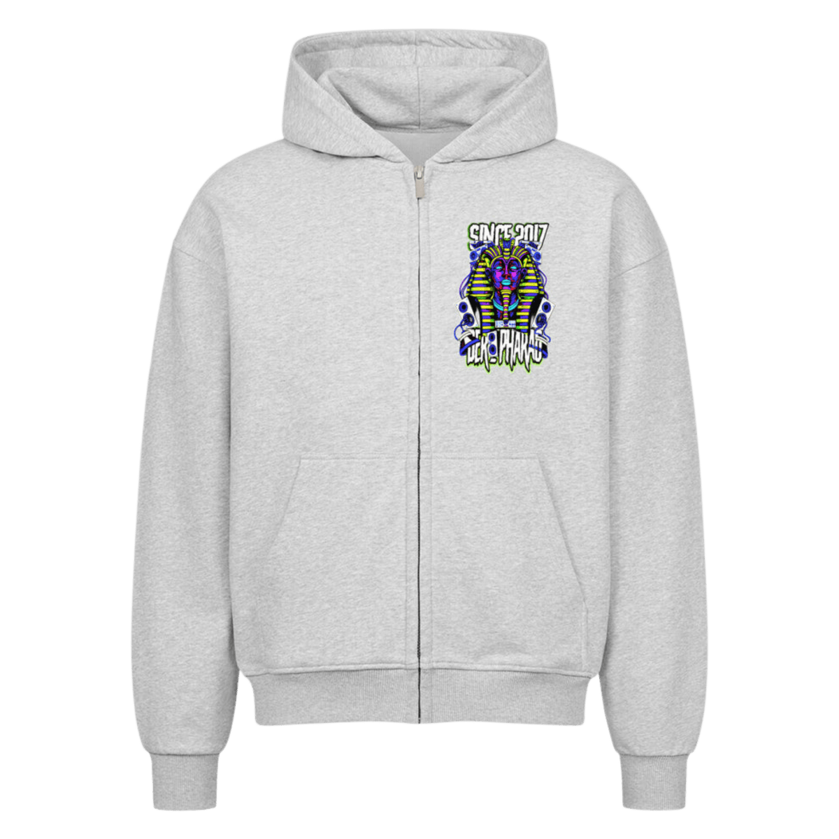 VACANCY Oversized Zipper Hoodie - TrippyConsciousnessProduction