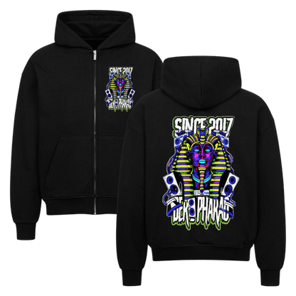 VACANCY Oversized Zipper Hoodie - TrippyConsciousnessProduction