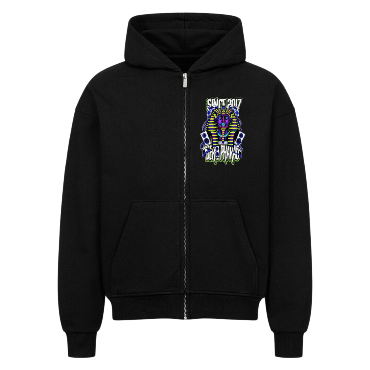VACANCY Oversized Zipper Hoodie - TrippyConsciousnessProduction