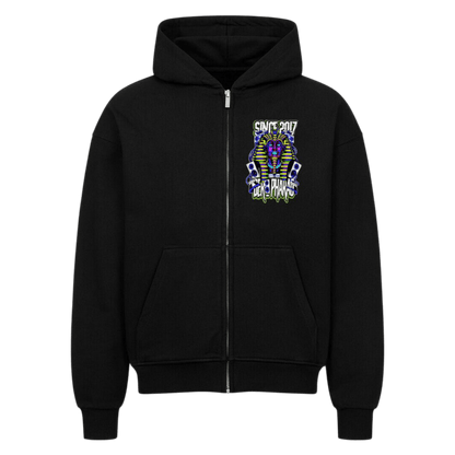 VACANCY Oversized Zipper Hoodie - TrippyConsciousnessProduction