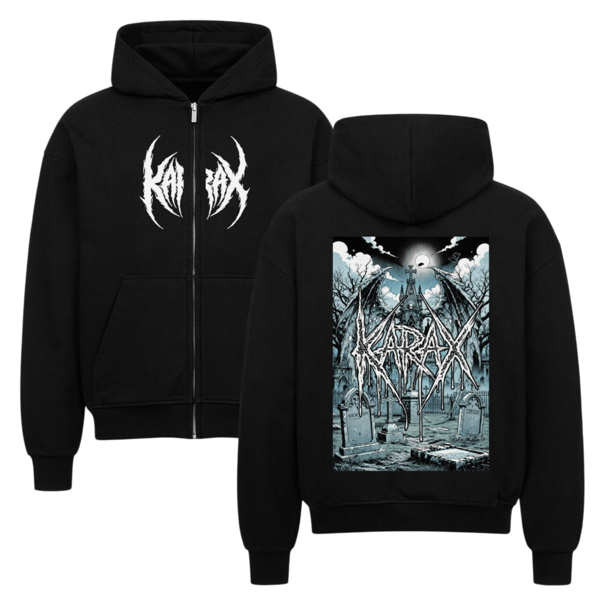 VACANCY Oversized Zipper Hoodie - TrippyConsciousnessProduction