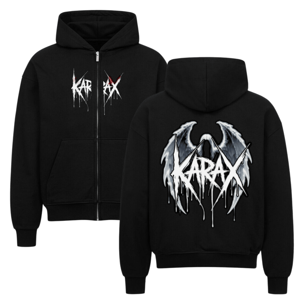 VACANCY Oversized Zipper Hoodie - TrippyConsciousnessProduction