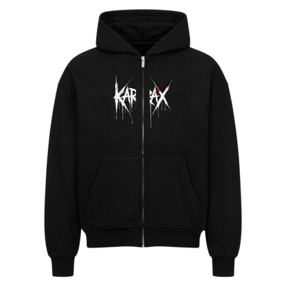VACANCY Oversized Zipper Hoodie - TrippyConsciousnessProduction