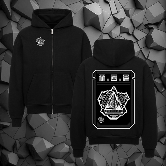 VACANCY Oversized Zipper Hoodie