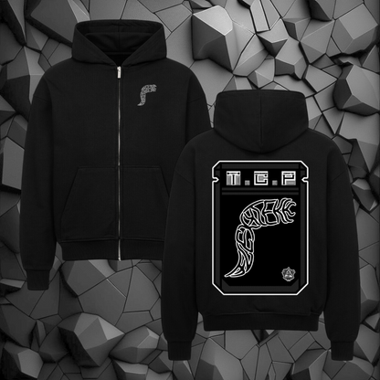 VACANCY Oversized Zipper Hoodie