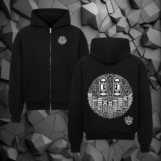 VACANCY Oversized Zipper Hoodie