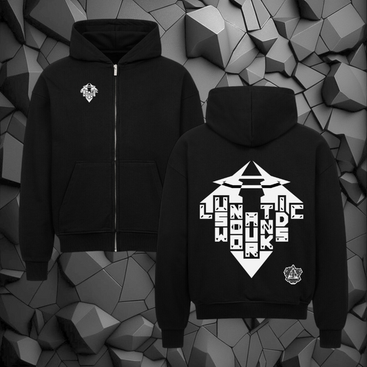 VACANCY Oversized Zipper Hoodie